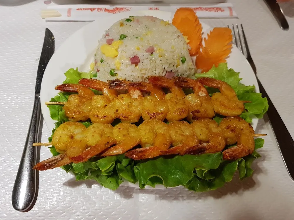 Brochettes de Crevettes